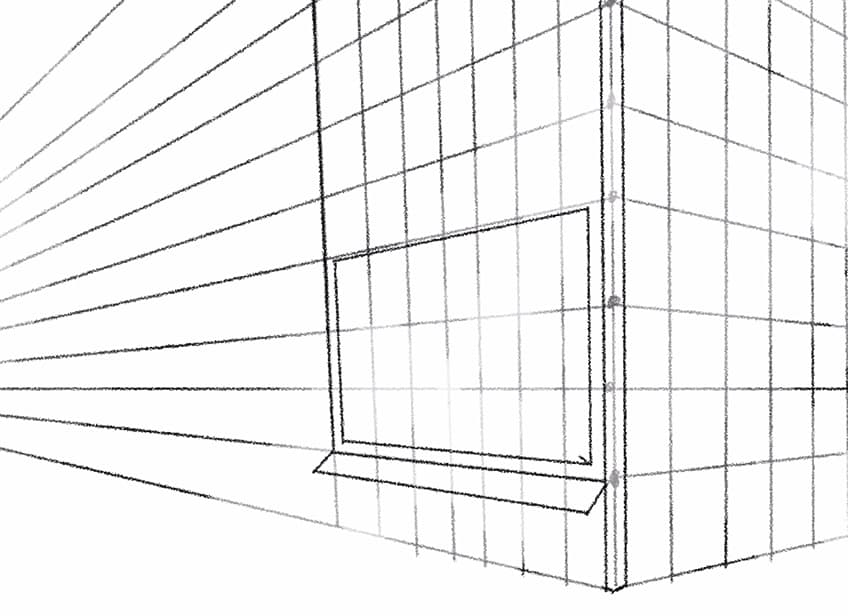 2 point perspective drawing lessons