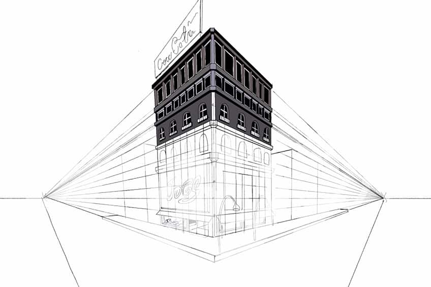 2 Point Perspective Drawing: Step by Step Guide for Beginners - HelloArtsy