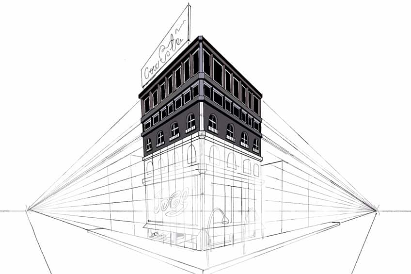 Picture  Perspective art Perspective drawing 2 point perspective drawing