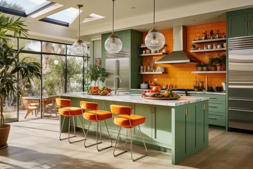 Orange Colors That Go with Olive Green