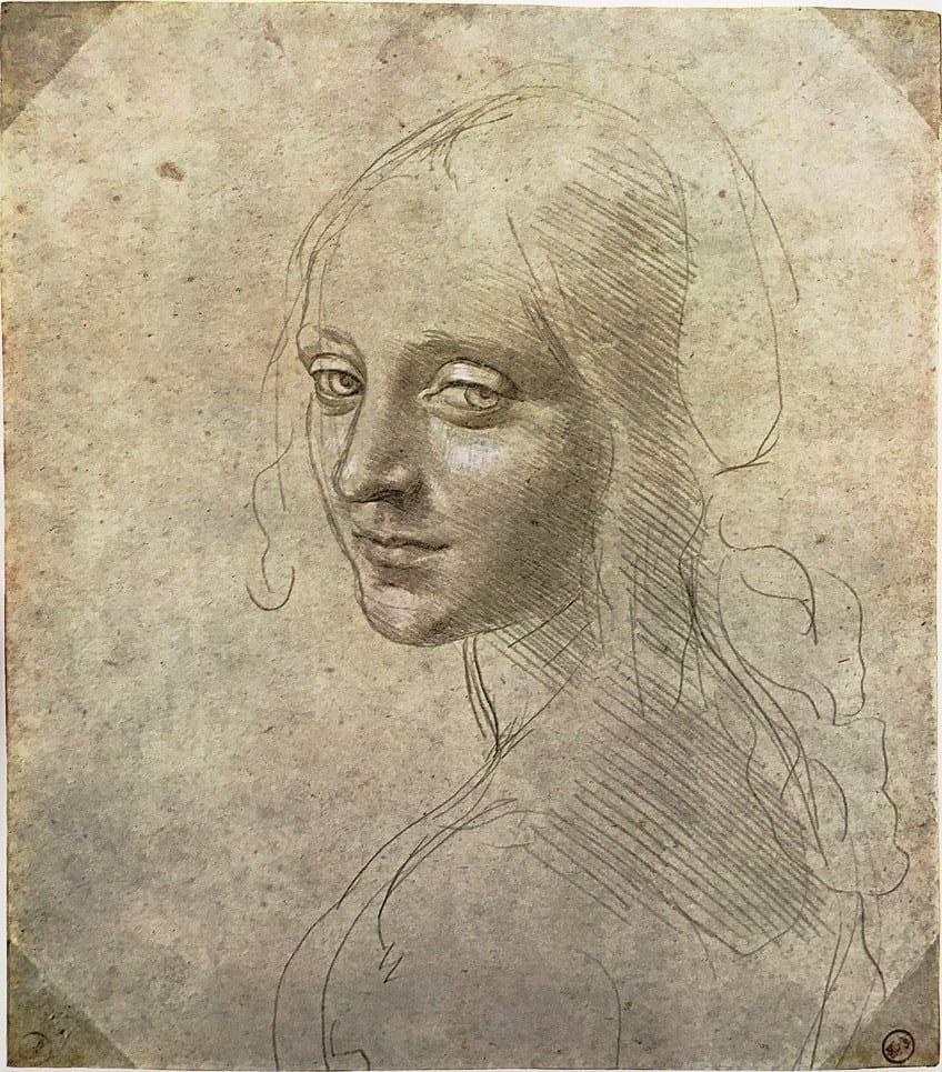 Study for Virgin on the Rocks by Leonardo da Vinci