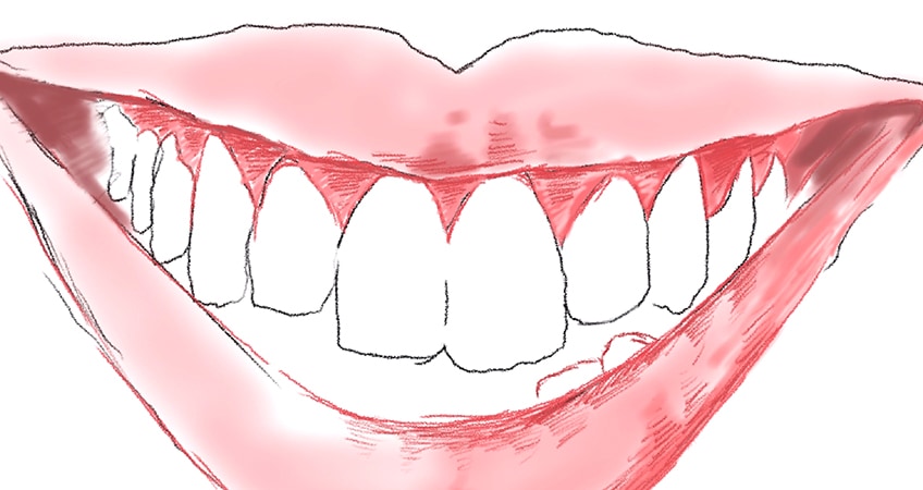 tooth drawing 16