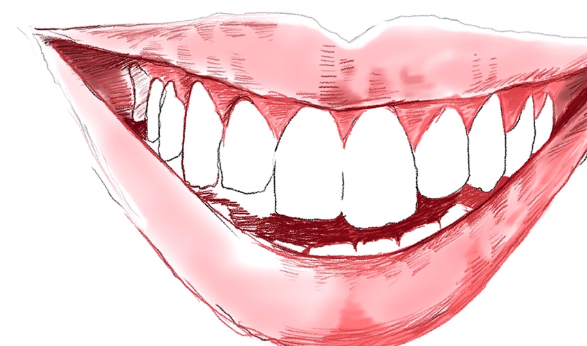 tooth drawing 18