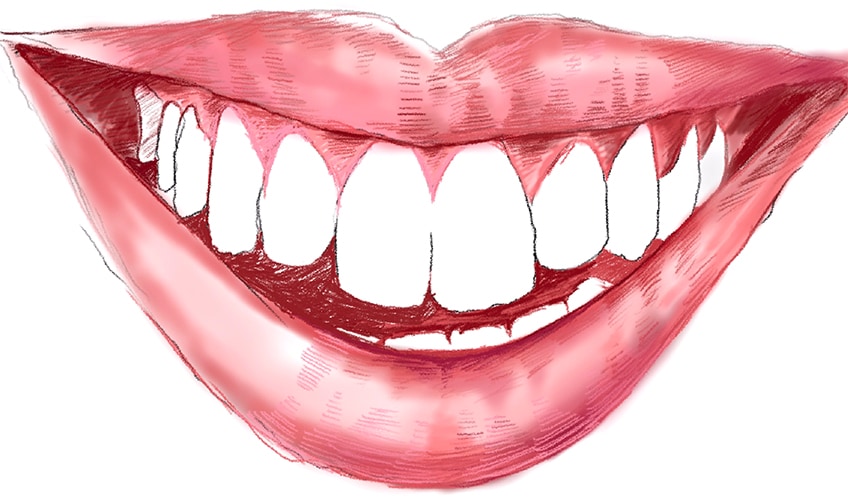 tooth drawing 24