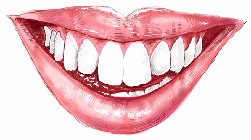 tooth drawing 28