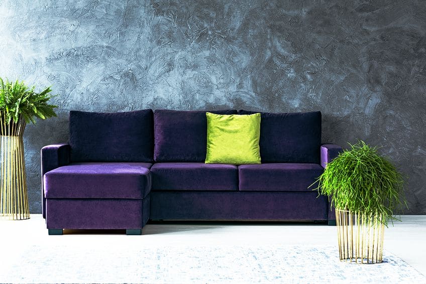 Mix Green and Purple Decor