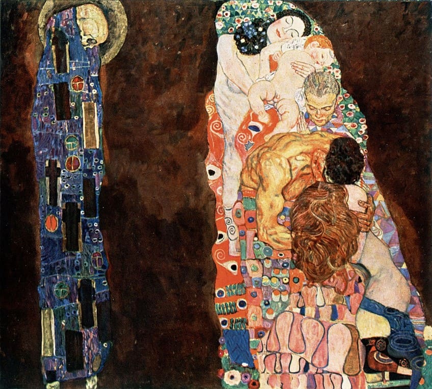 Original Death and Life by Gustav Klimt