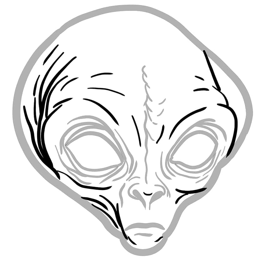 Alien Drawing 08
