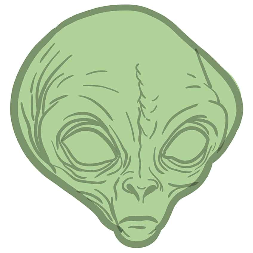 Alien Drawing 09