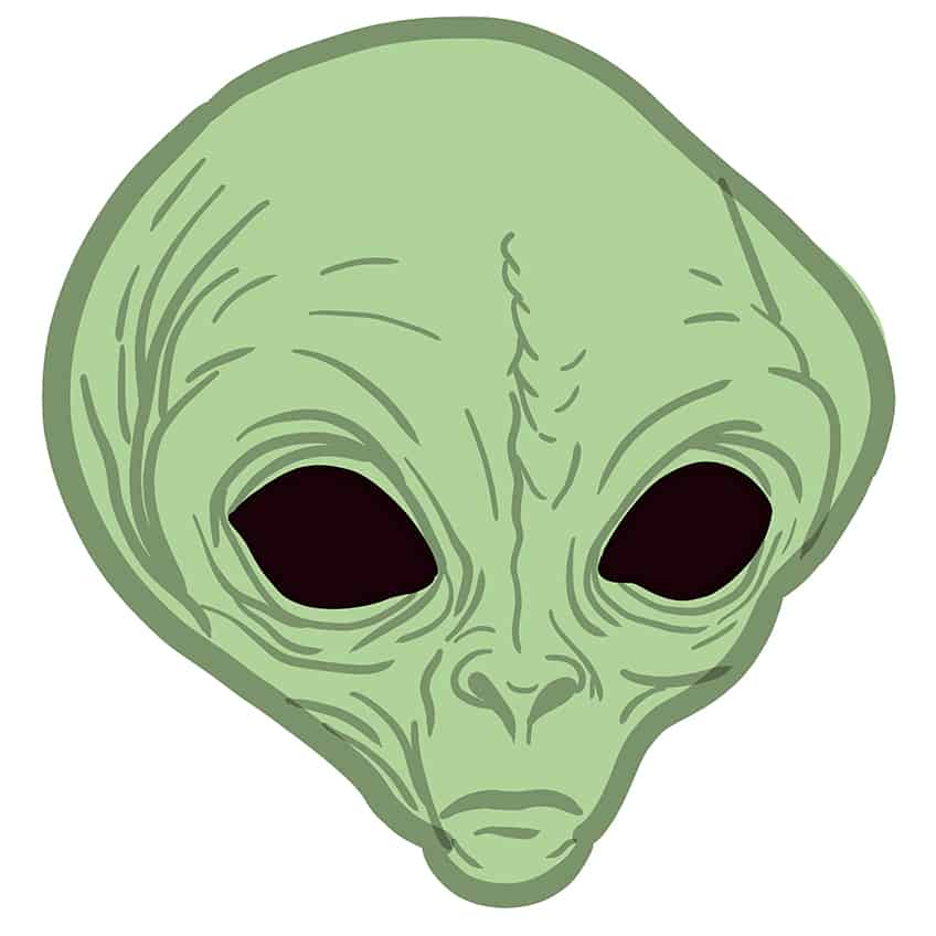 Simple Alien Drawing