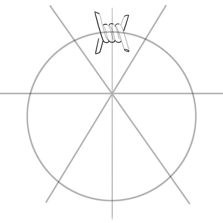 How to Draw a Barbed Wire Sketching the Sharpness