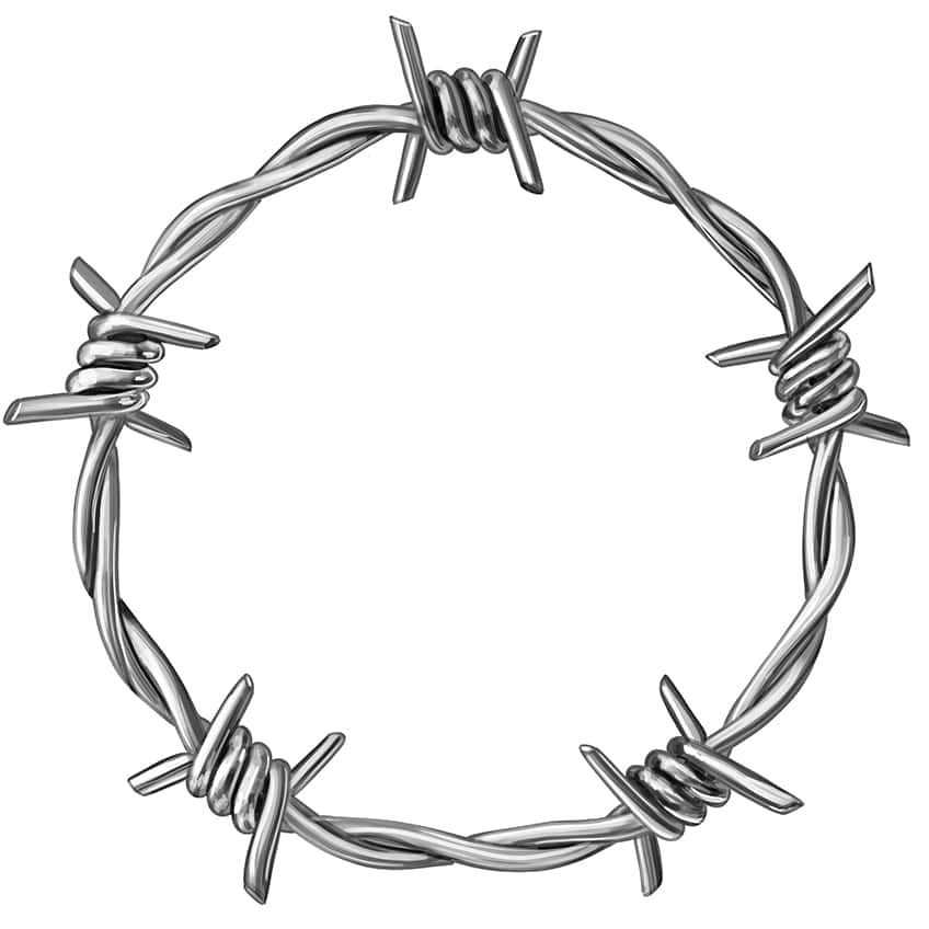 Barbed sale wire drawing