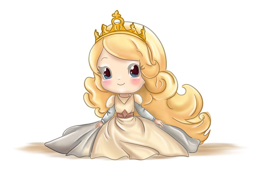 Cute Princess Drawing 21