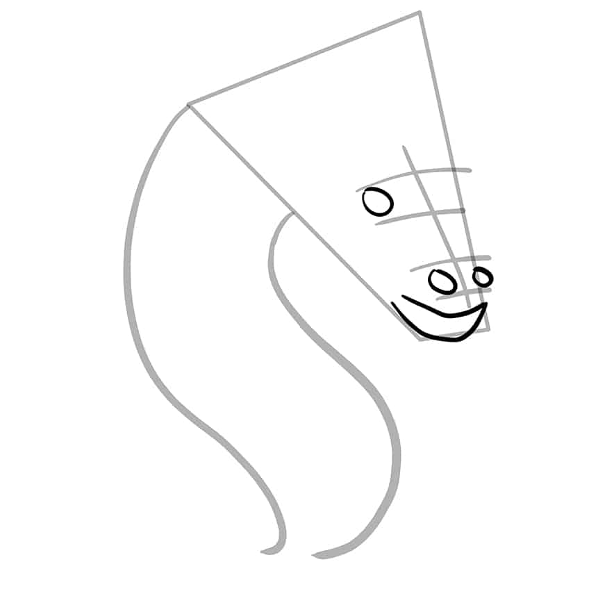 Easy to Draw Dragon Head 04