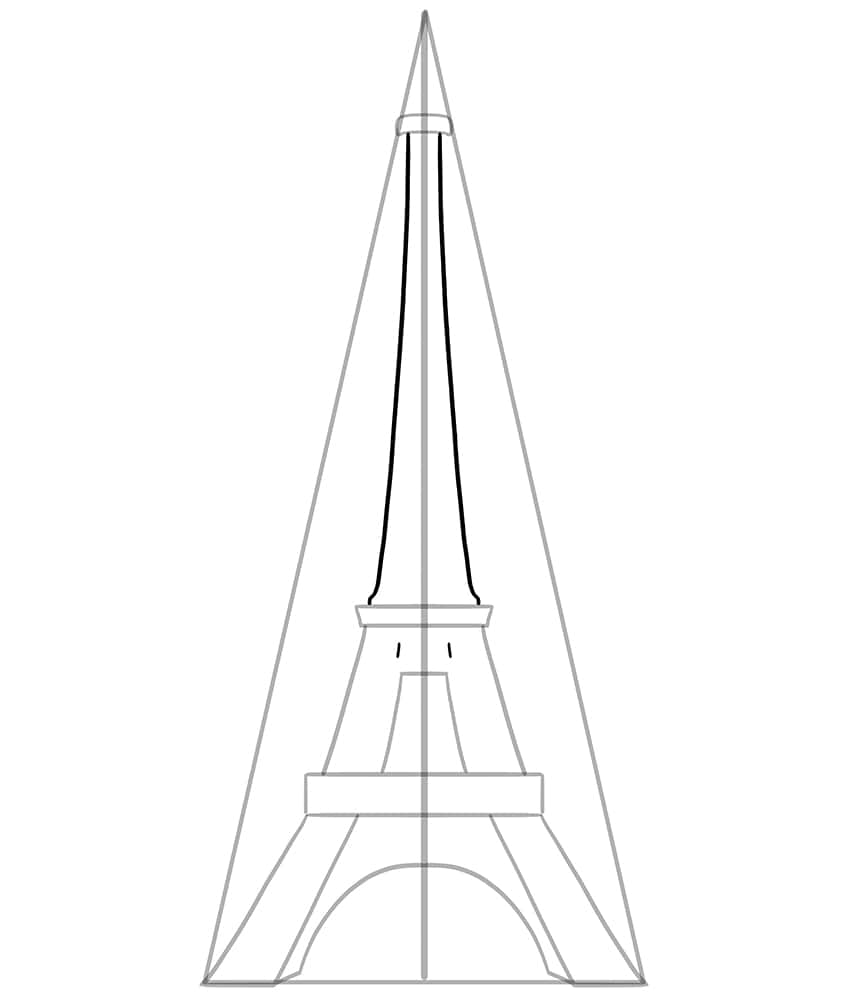 Eiffel Tower Drawing 06