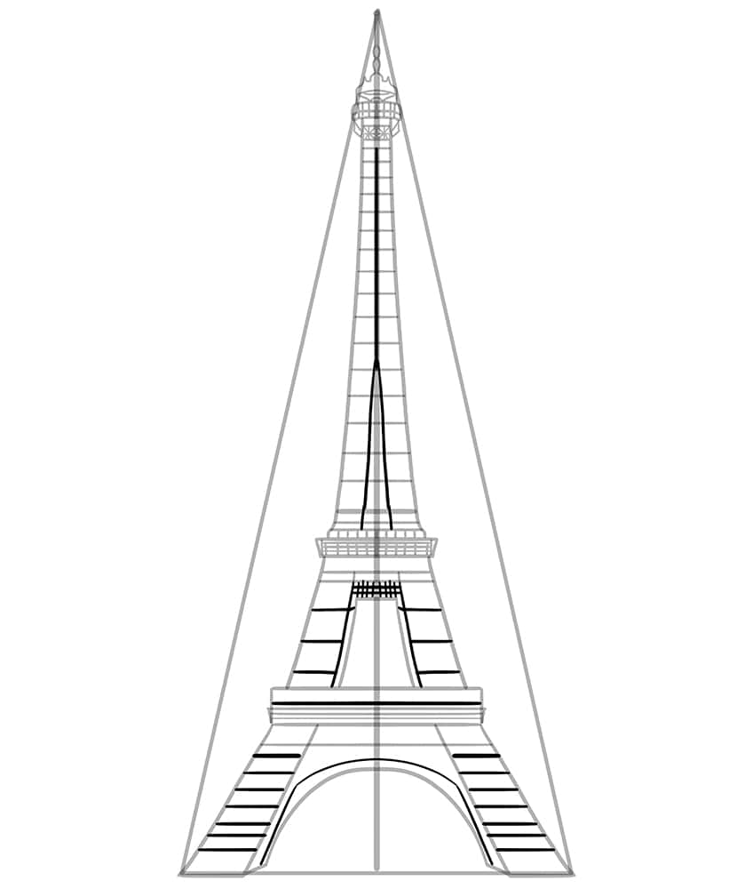 Eiffel Tower Drawing 09