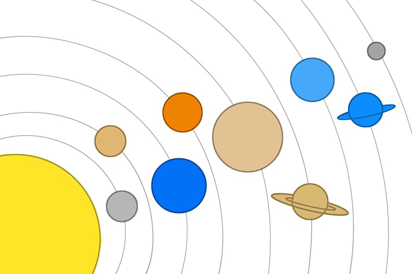Draw the solar system. label and color your drawing​ - Brainly.ph