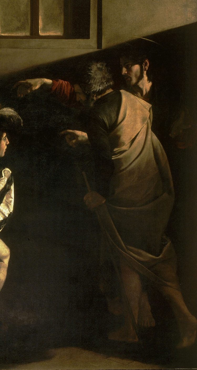  The Calling Of St Matthew By Caravaggio The Chiaroscuro Work