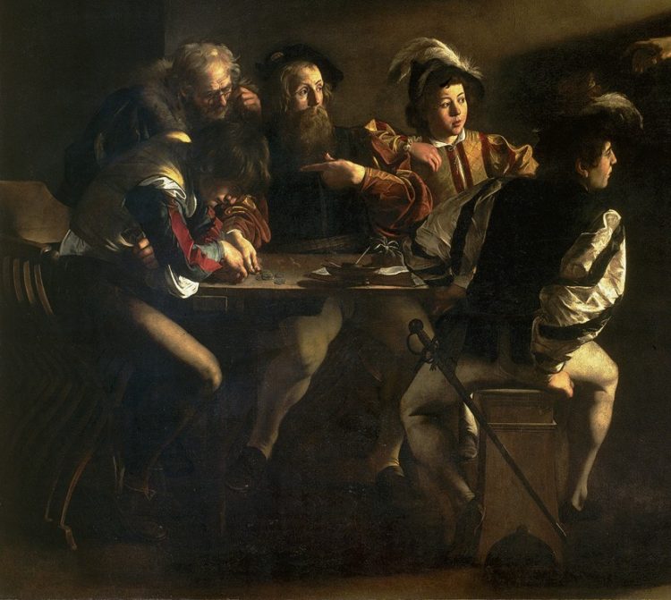  The Calling Of St Matthew By Caravaggio The Chiaroscuro Work