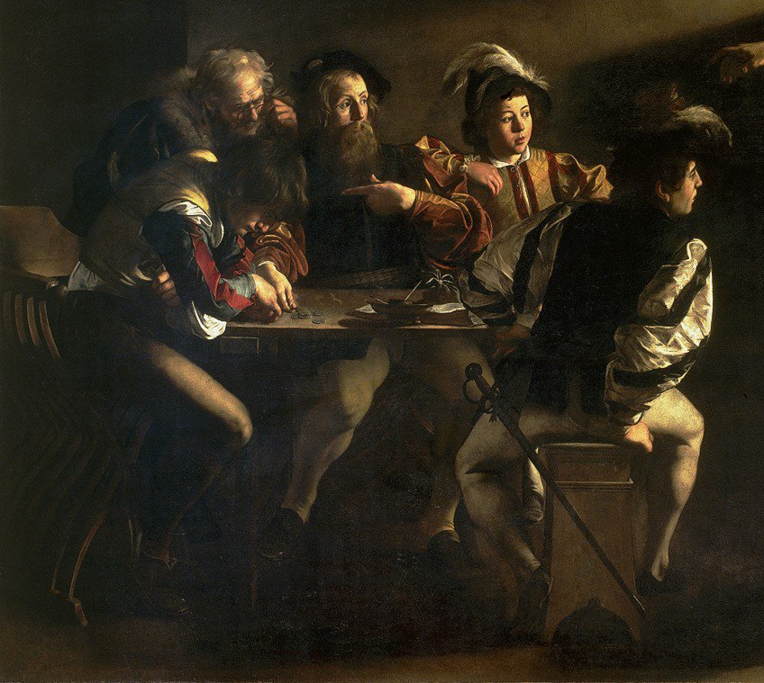 Subjects in The Call of Matthew Painting