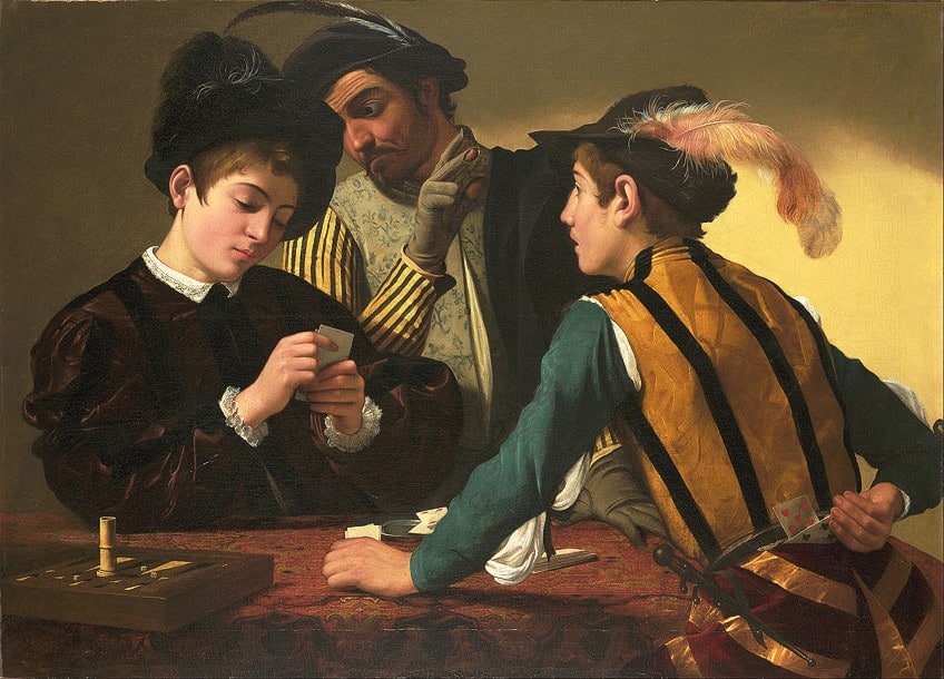 The Calling of St Matthew by Caravaggio Influences