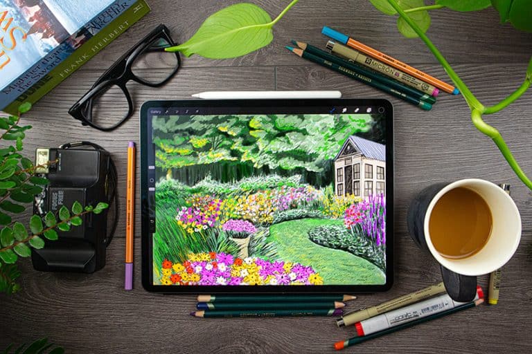How to Draw a Garden – In-Depth Drawing Tutorial