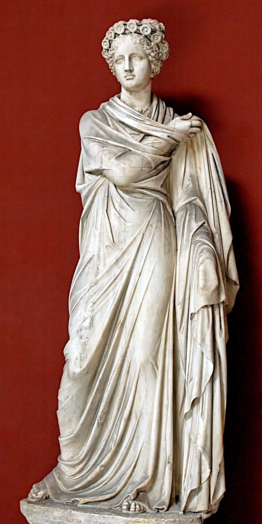 Attributes of Greek Muse Polyhymnia