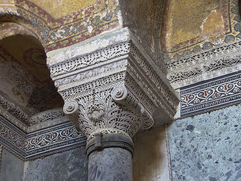 Byzantine Column Styles