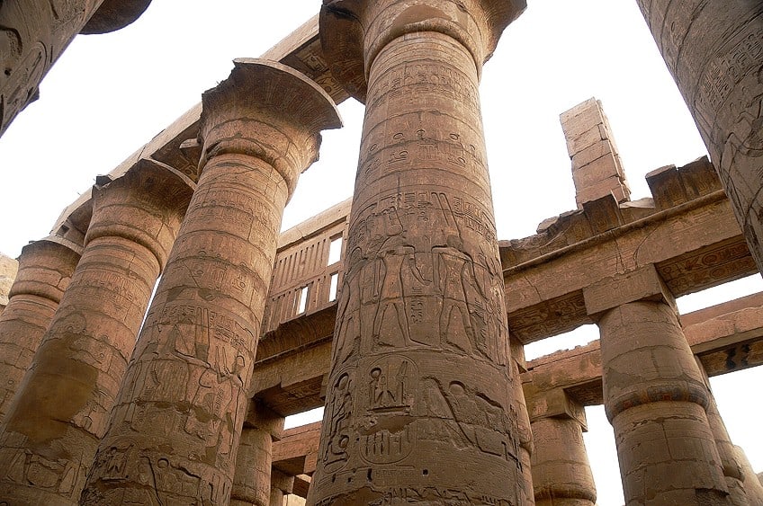 Egyptian Column Styles