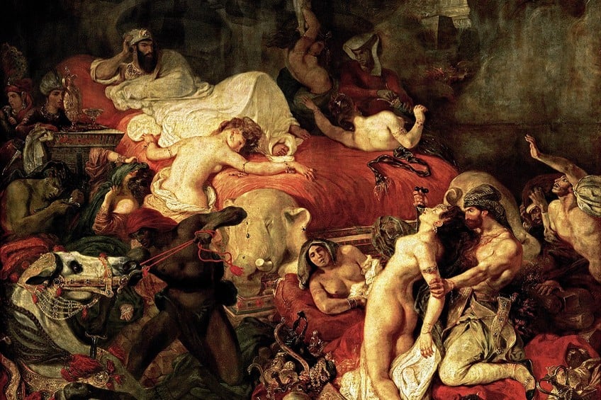 The Death of Sardanapalus by Eugène Delacroix
