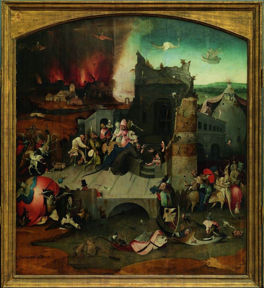 The Famous Triptych Painting Bosch
