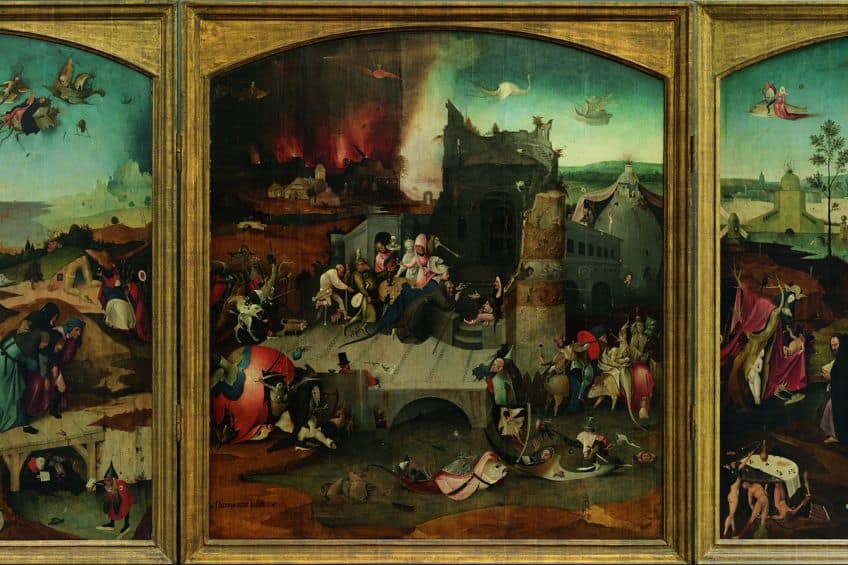 The Tempation of St Anthony by Hieronymus Bosch