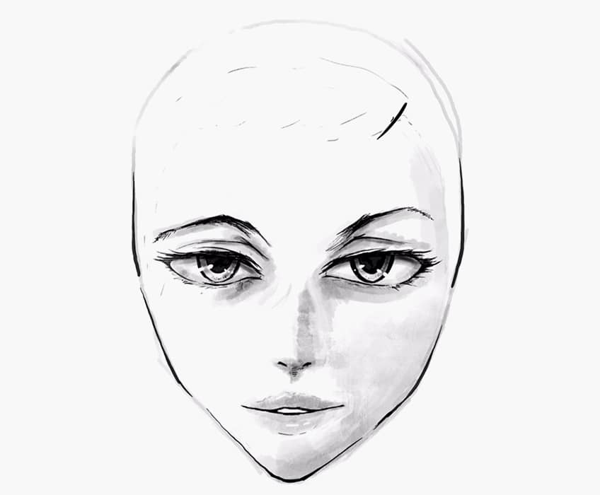 how to draw anime nose female