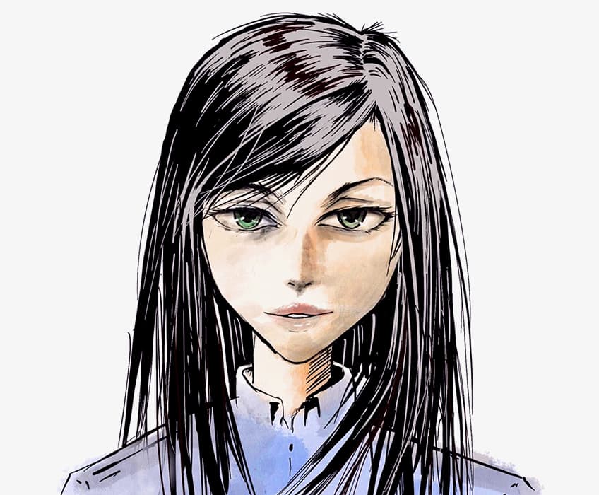 Cute anime girl with manga-like features on Craiyon