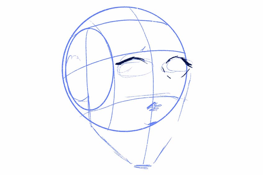 how to draw anime faces 02