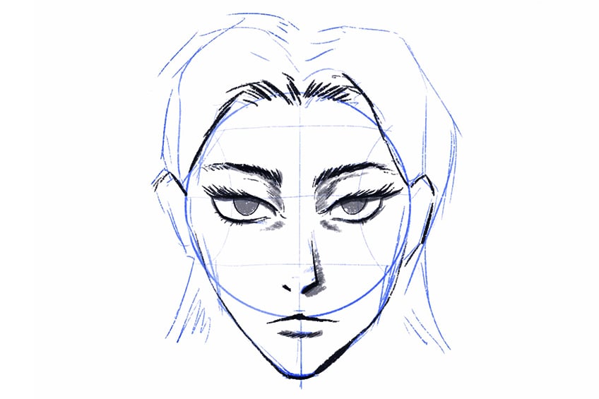 how to draw anime faces 21
