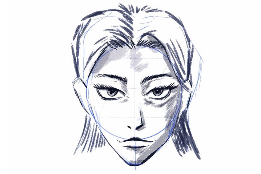 how to draw anime faces 22