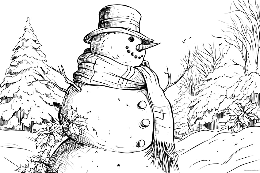 christmas coloring page 02