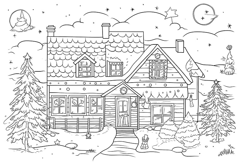 christmas coloring page 11