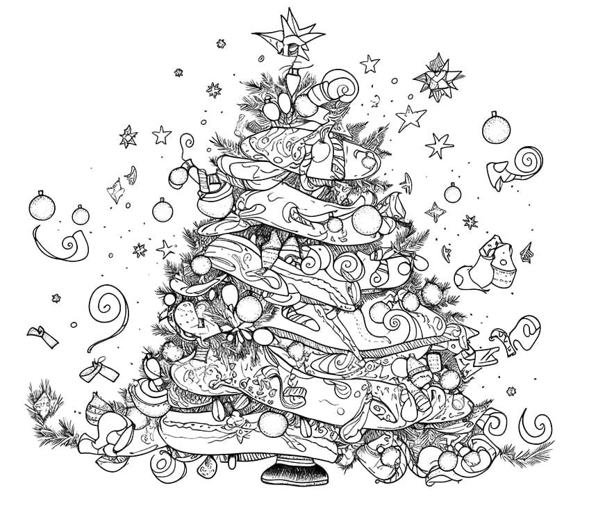 christmas coloring page 13