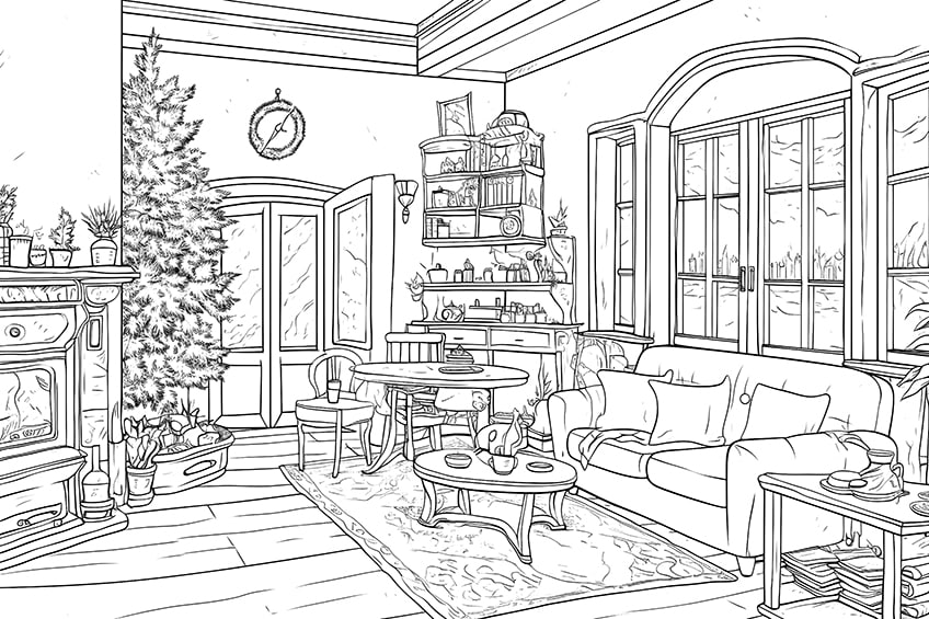 christmas coloring page 14
