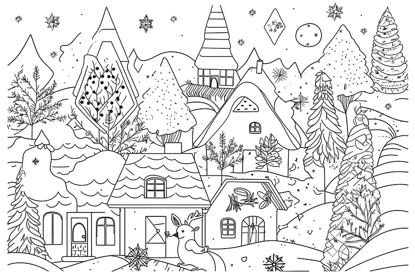 christmas coloring page 17