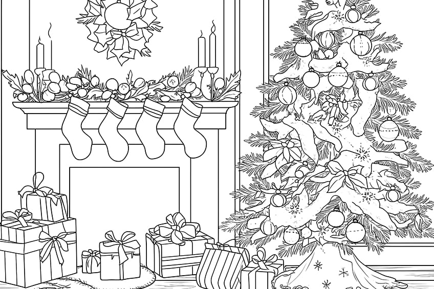 christmas coloring page 19