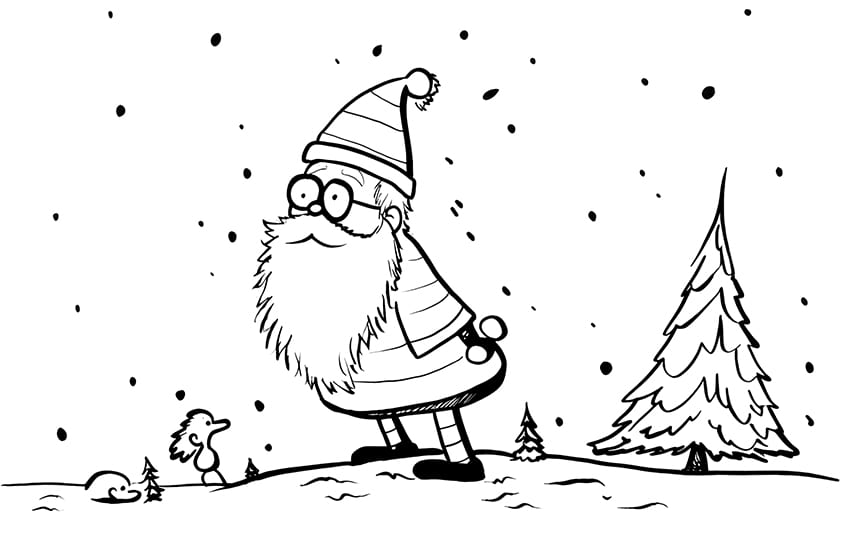 christmas coloring page 23