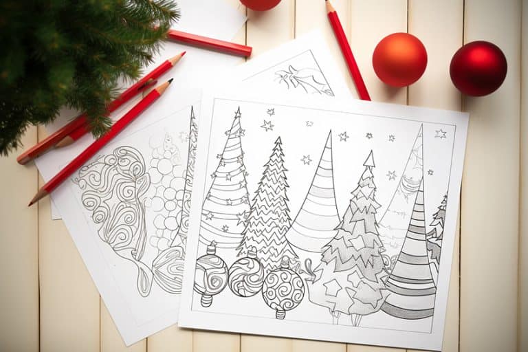 Christmas Coloring Pages – 23 Coloring Sheets for the Festive Season