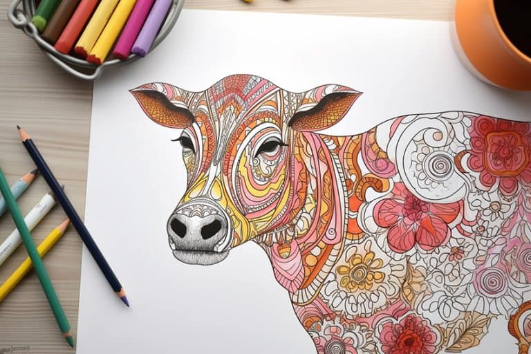 Cow Coloring Pages – 19 Free Coloring Sheets