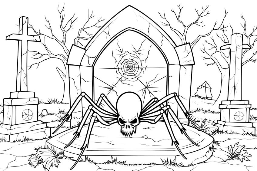 halloween coloring page 08