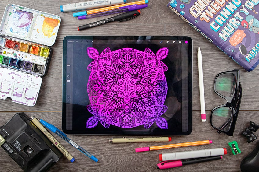 how to draw a mandala