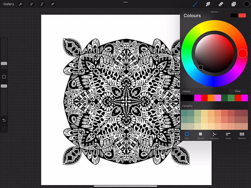 mandala drawing