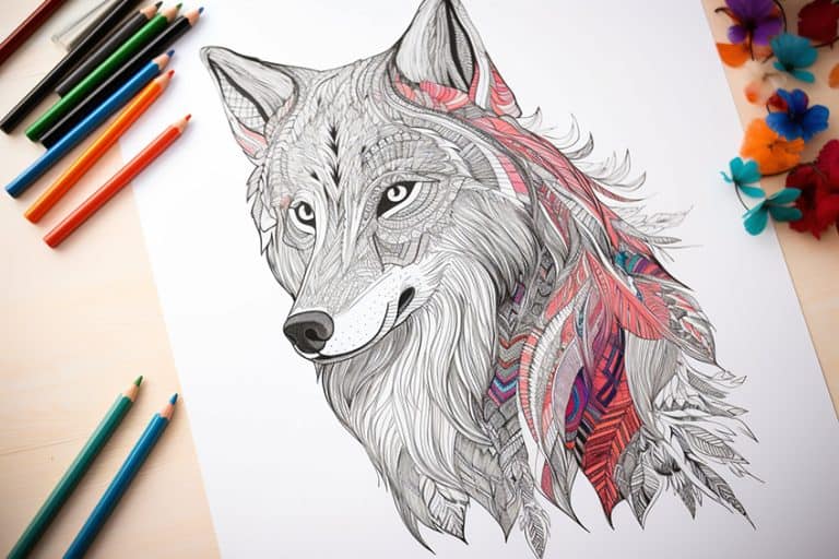Wolf Coloring Pages – 24 Brand-New Coloring Sheets